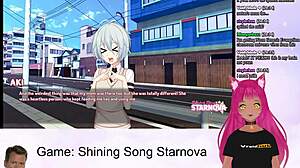 Vtuber streamuje Shining Song Starnova Aki trasa časť 6