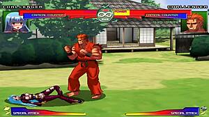 KOF-parodi: King of fighters engagerer sig i eksplicit seksuel aktivitet