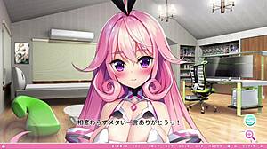 Satisfy your cravings with this hentai game featuring a schoolgirl with fiery breasts and a monster cock!