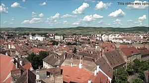 Sibiu, Romania's redlight district viewed from above